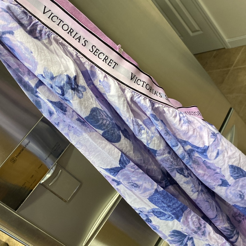 Victoria’s Secret Pajama Bottoms Pants Floral Lightweight Large - Picture 14 of 17